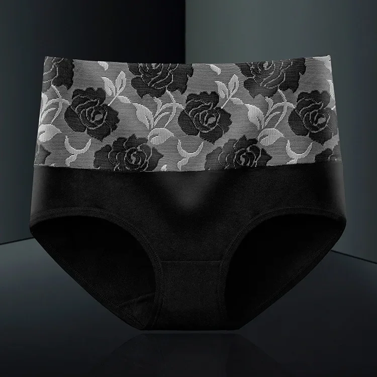 3Pcs/Lot Women's Underwear Plus Size Cotton Panties High Waist Briefs Sexy Lingerie Female Pantys M-5XL Seamless Underpant Girls