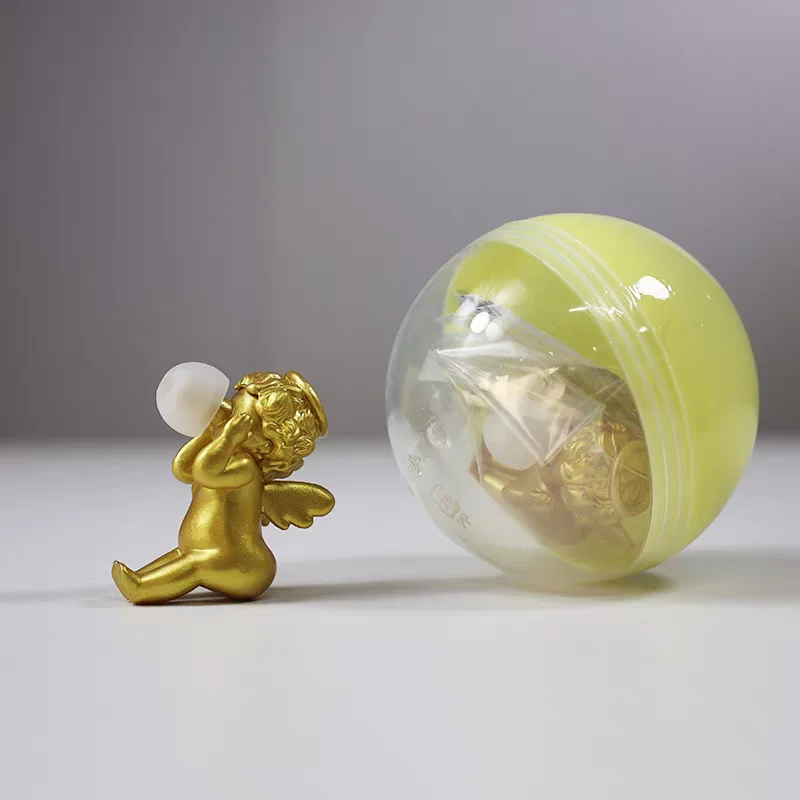 In Stock BRIGHT LINK Capsule Toys Cute Naked Wings Angels and Demons Whisper Earplugs Earbuds Earrings Halloween Figures Gifts