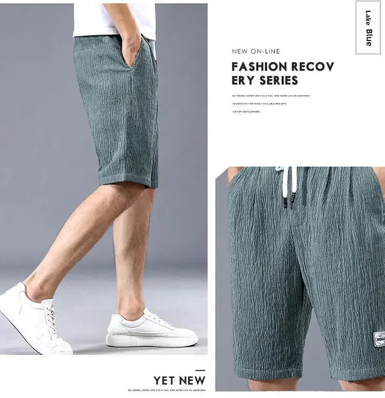 Men's Ice Silk Casual Shorts Loose Fit Summer Style Big Pants Versatile Outerwear For Men Comfortable Underwear