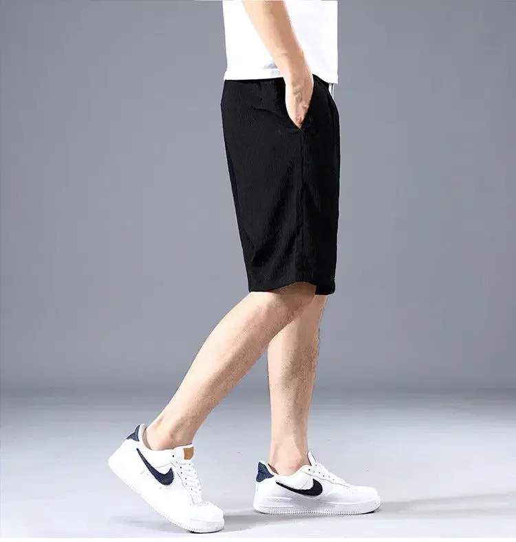 Men's Ice Silk Casual Shorts Loose Fit Summer Style Big Pants Versatile Outerwear For Men Comfortable Underwear