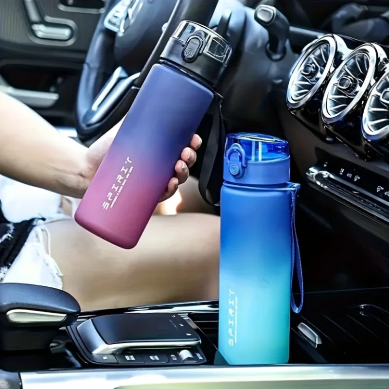 500ml/650ml/1000ml Motorcycle Sports Water Bottles , BPA - free PC, stylishly frosted. Ideal for outdoor