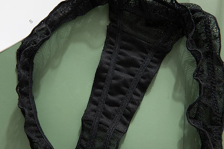 Women Lace Mesh Cotton Thongs Panties Sexy Rabbit Tail Waist Female Underpants Pantys Lingerie Vintage Lingerie for Women