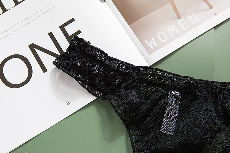 Women Lace Mesh Cotton Thongs Panties Sexy Rabbit Tail Waist Female Underpants Pantys Lingerie Vintage Lingerie for Women