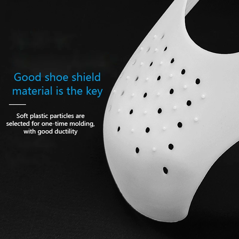 Shoe Crease Protectors Anti-wrinkle Lightweight Shoe Shield Inserts Protector for Sneakers Crack Toe Cap Support Shoes Stretcher