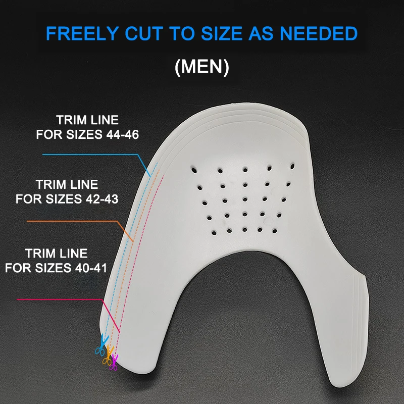 Shoe Crease Protectors Anti-wrinkle Lightweight Shoe Shield Inserts Protector for Sneakers Crack Toe Cap Support Shoes Stretcher
