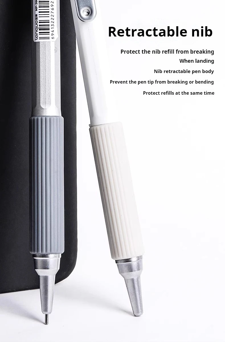 0.3 0.5 0.7 mm Mechanical Pencil Set Art Sketch Retractable Nib Low Gravity Automatic Pencil School Writing Pencil Stationery