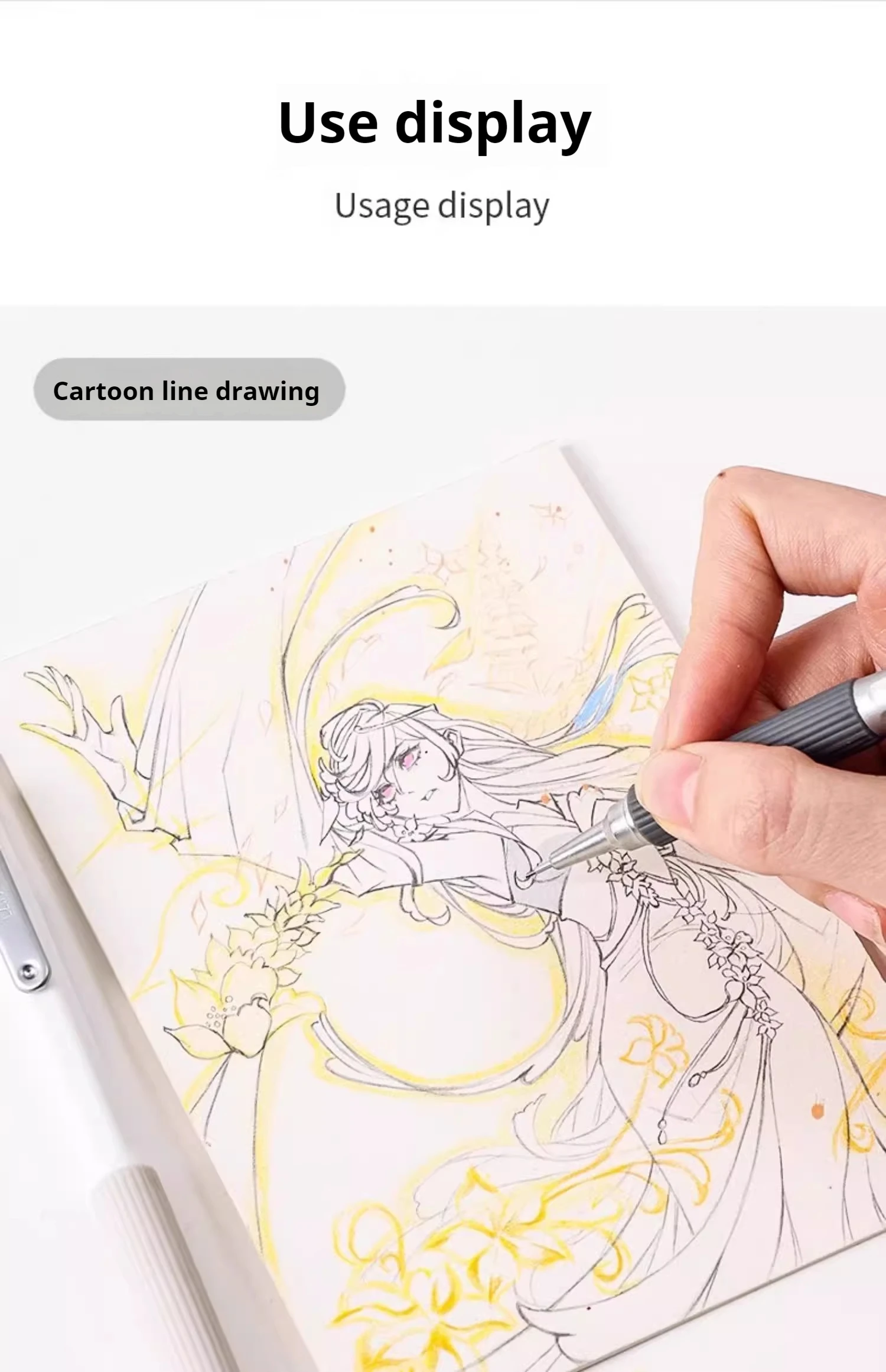 0.3 0.5 0.7 mm Mechanical Pencil Set Art Sketch Retractable Nib Low Gravity Automatic Pencil School Writing Pencil Stationery