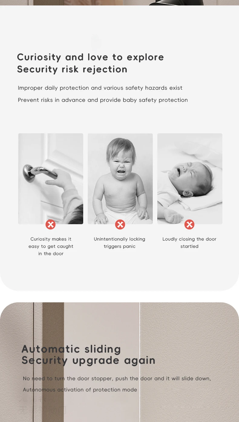 Door Stopper Baby Safety Child Safety Door Stop Home Prevent Doors From Closing Automatically Keep Baby Safe Anti Pinch Hand