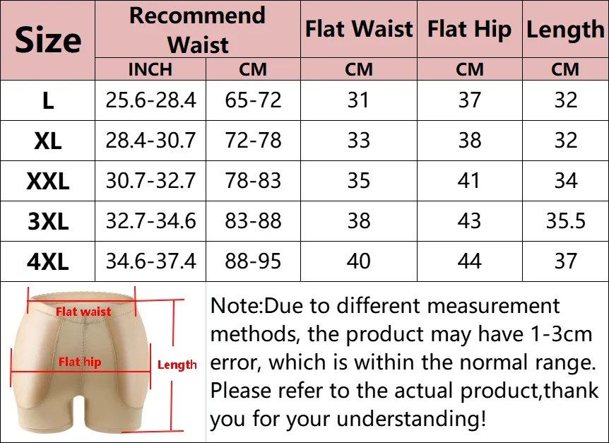 Women Butt Lifter Panties Seamless Hip Pads Enhancer Underwear Padded Panty Shaper Fake Ass Booty Lift Shorts Corset Shapewear