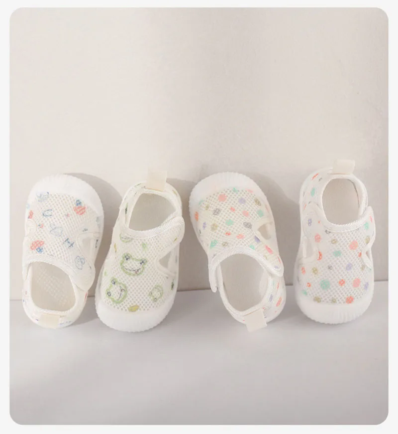 2026 New Newborn Baby Breathable Mesh Sandals Hollow Out Infant Girls Boys Soft First Walker Shoes Spring Summer Baby Sandals
