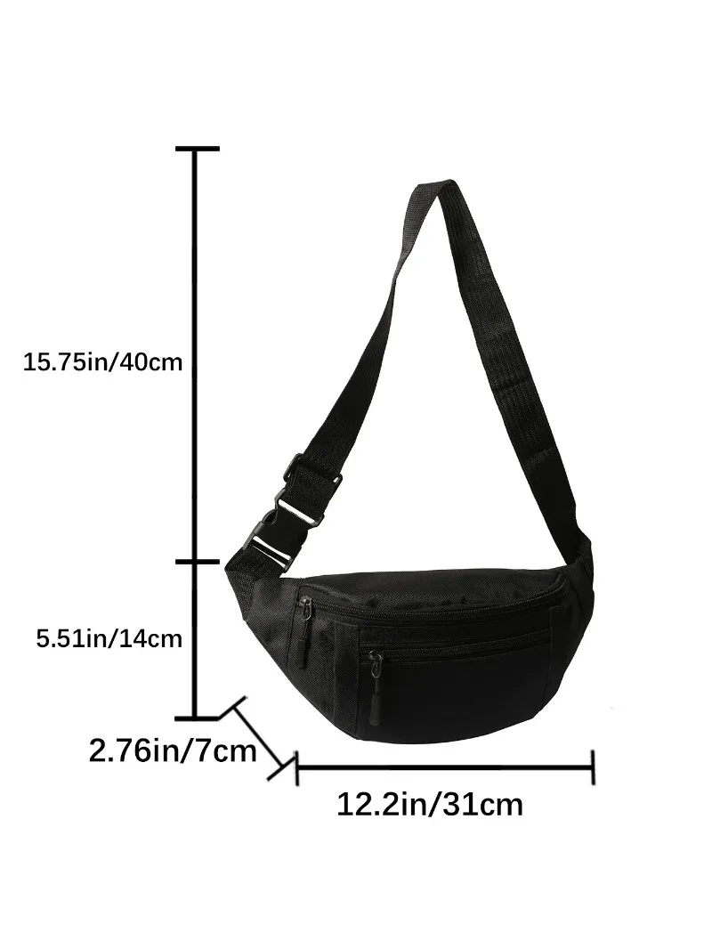 Fanny Pack Waist Bag Sports Festival Workout Traveling Running Large Crossbody Casual Hands-Free Wallets Waist Pack Phone Bag