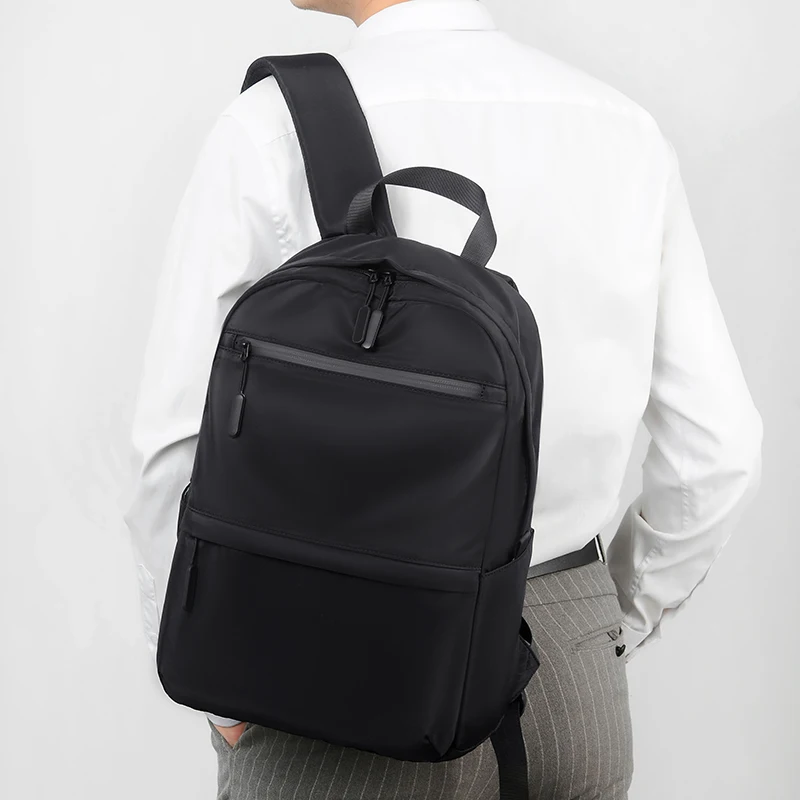 Trendy Large Capacity Student Backpack Casual Commuter Water-resistant Unisex Schoolbag Simple Personality Backpack
