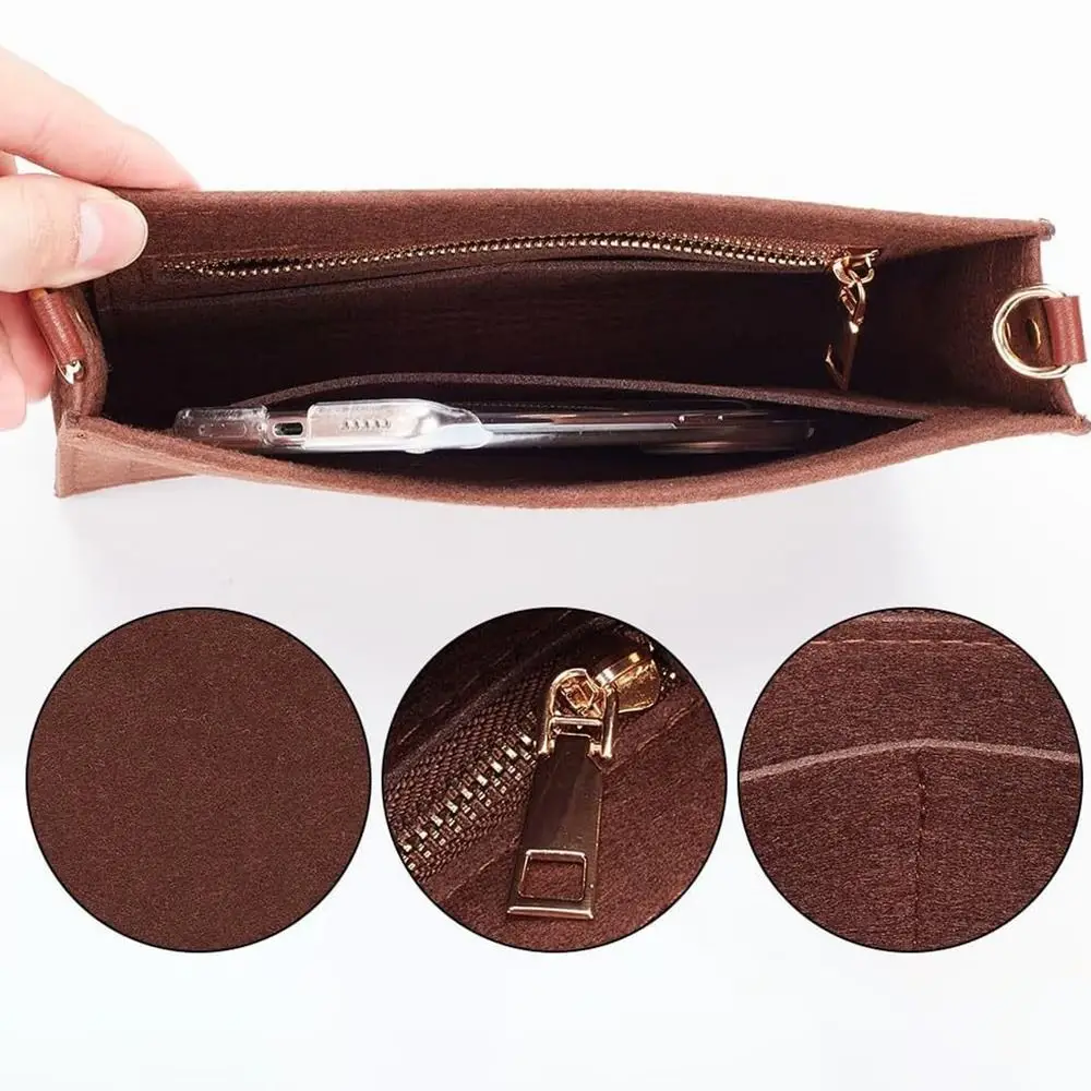 Tidy Felt Handbag Insert Bag Bag Support Cosmetic Storage Purse Liner Organization Bag Organiser For LV 19/26