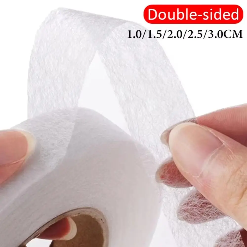 60M Interlining Adhesive Tape Double-sided Non-woven Clothes Ironing Hem Tapes DIY Sewing Interlining for Shorten Repair Pants