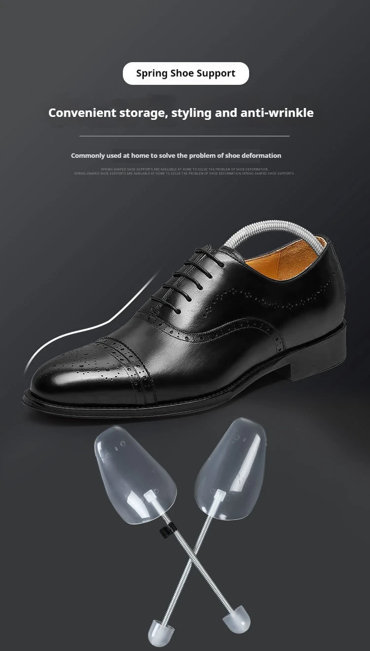 2Pcs Spring Shoe Trees Anti Deformation Inner Support Shoes Stretcher Shaping Anti Wrinkle Shoe Lasts Men Women Shoes Tree