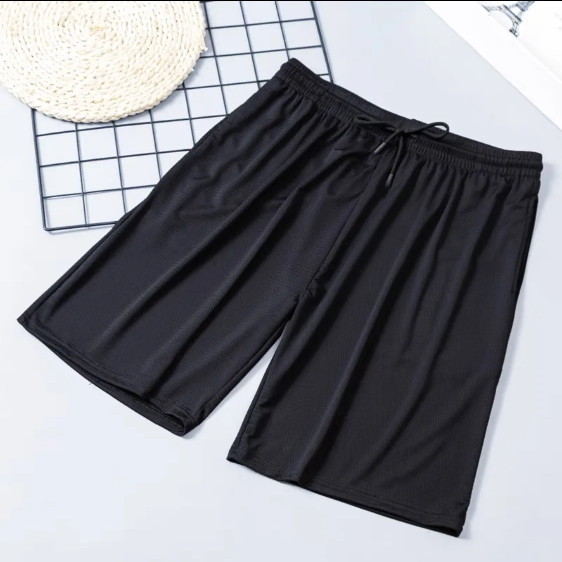 2025 NEW Fitness sports Shorts Man Summer Gyms Workout Male Breathable Mesh shorts Quick Dry Beach Short Pants men Sportswear