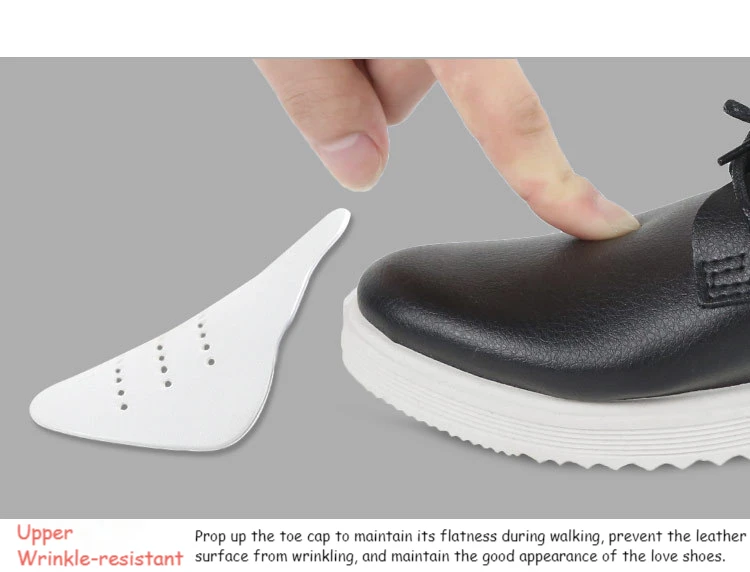 4/2Pcs Anti Wrinkle EVA Shoe Shield Sneaker Anti Crease Support Shield Toe Cap Sturdy Holder Shoes Toe Anti Foot Squeezing Care