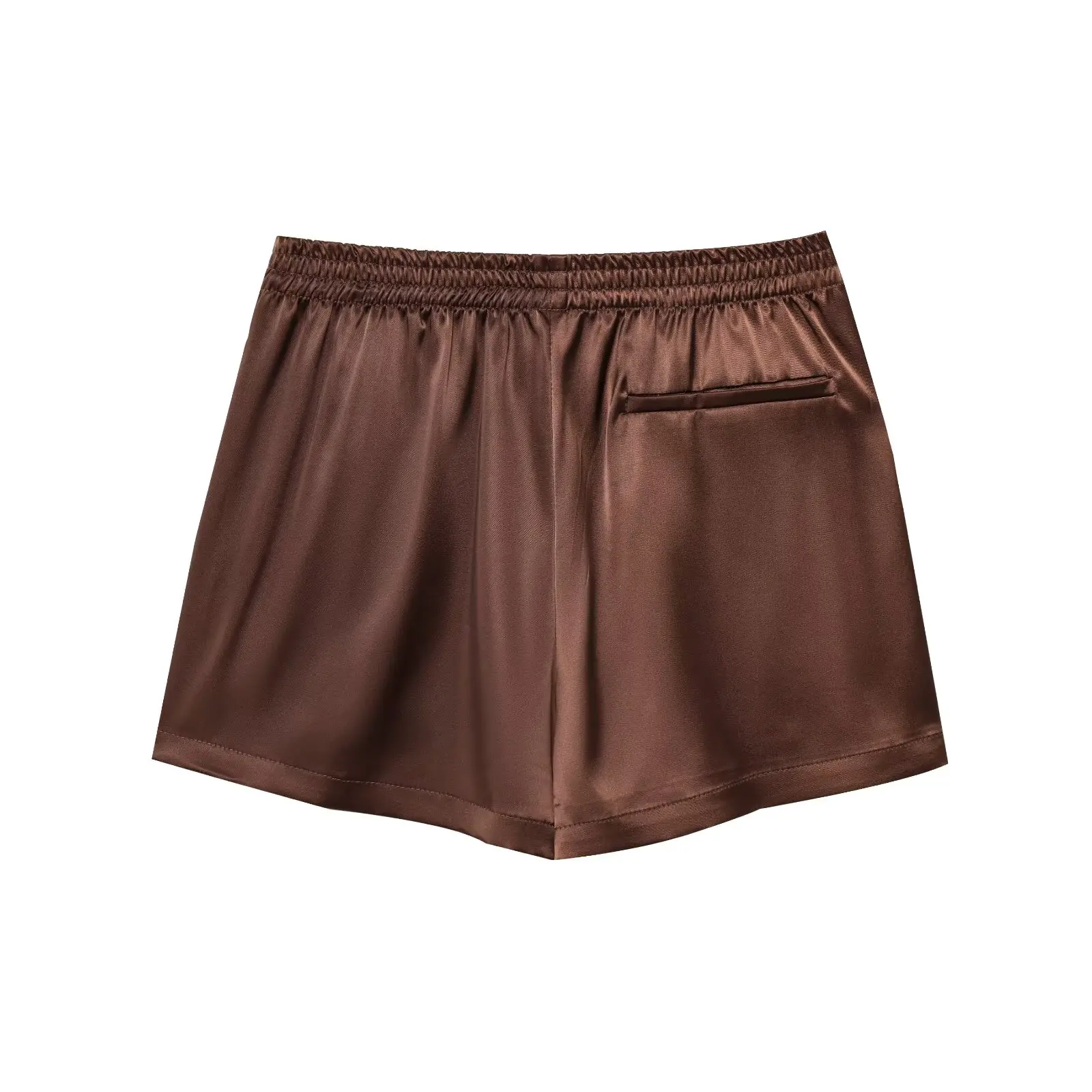 TFMLN Women New Summer Silk Lace Shorts Panties Imitation Ruffle Bloomers Anti Exposure Pants Lolita Satin Knickers Shorts Dress