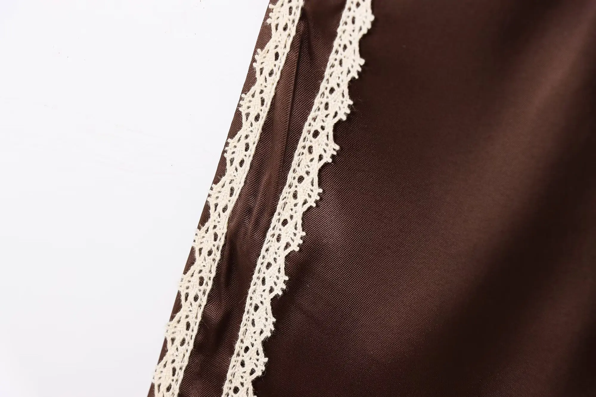 TFMLN Women New Summer Silk Lace Shorts Panties Imitation Ruffle Bloomers Anti Exposure Pants Lolita Satin Knickers Shorts Dress