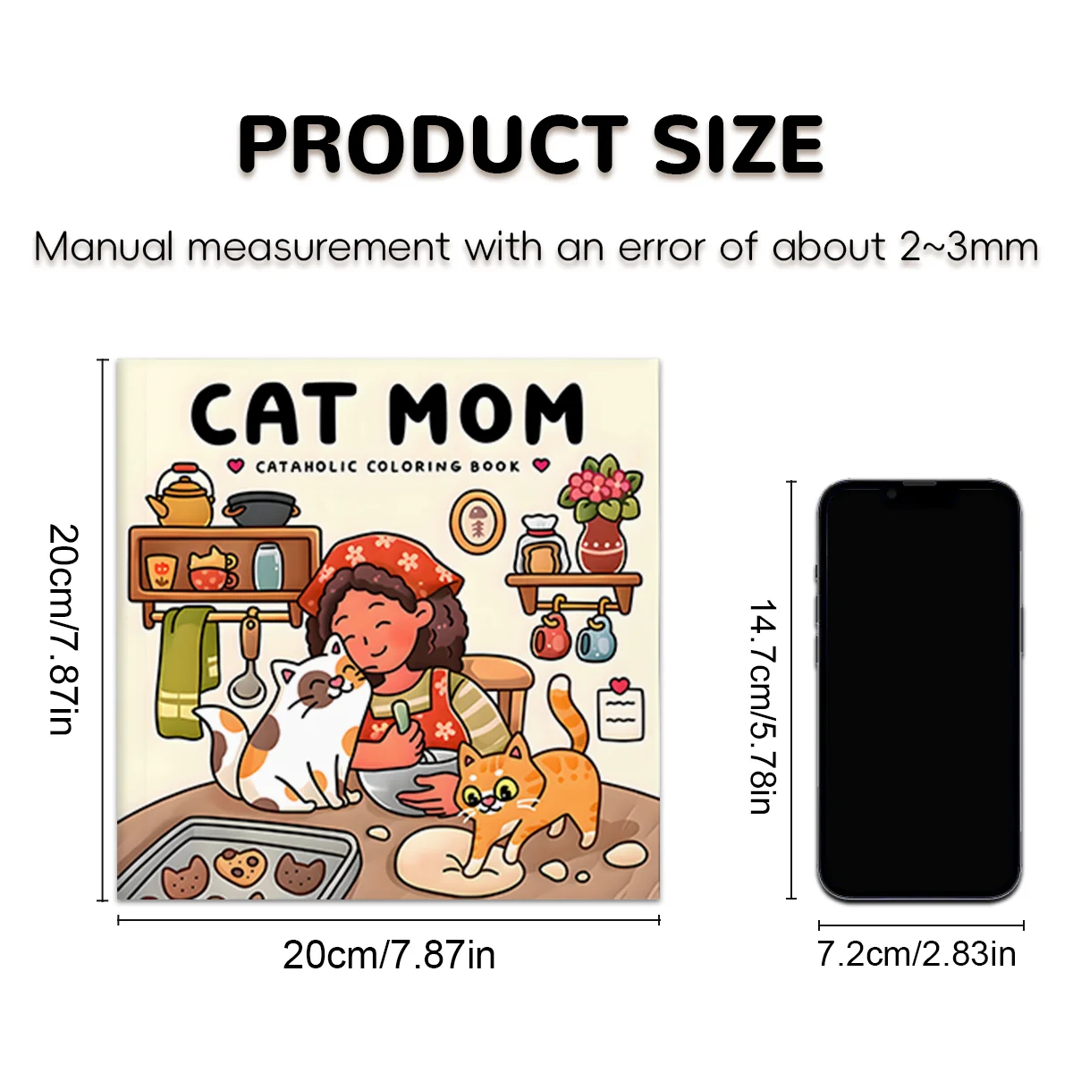 Coloring Book for Relaxation: 24-Page Picture Book of Adorable Cats and Heartwarming Family Life - Perfect Easter