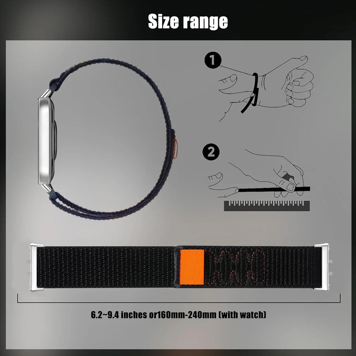 Nylon Loop Strap for Samsung Galaxy Watch Fit 3 Watchband Sport Bracelet for Galaxy Fit3 Quick Replacement Wristband Accessories