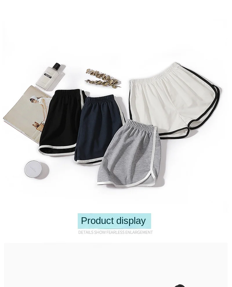 Elastic Shorts for Women, Loose Fitting, Quick Drying, Summer Thin Running, Fitness, Leisure, and Anti External Wear. Instagram