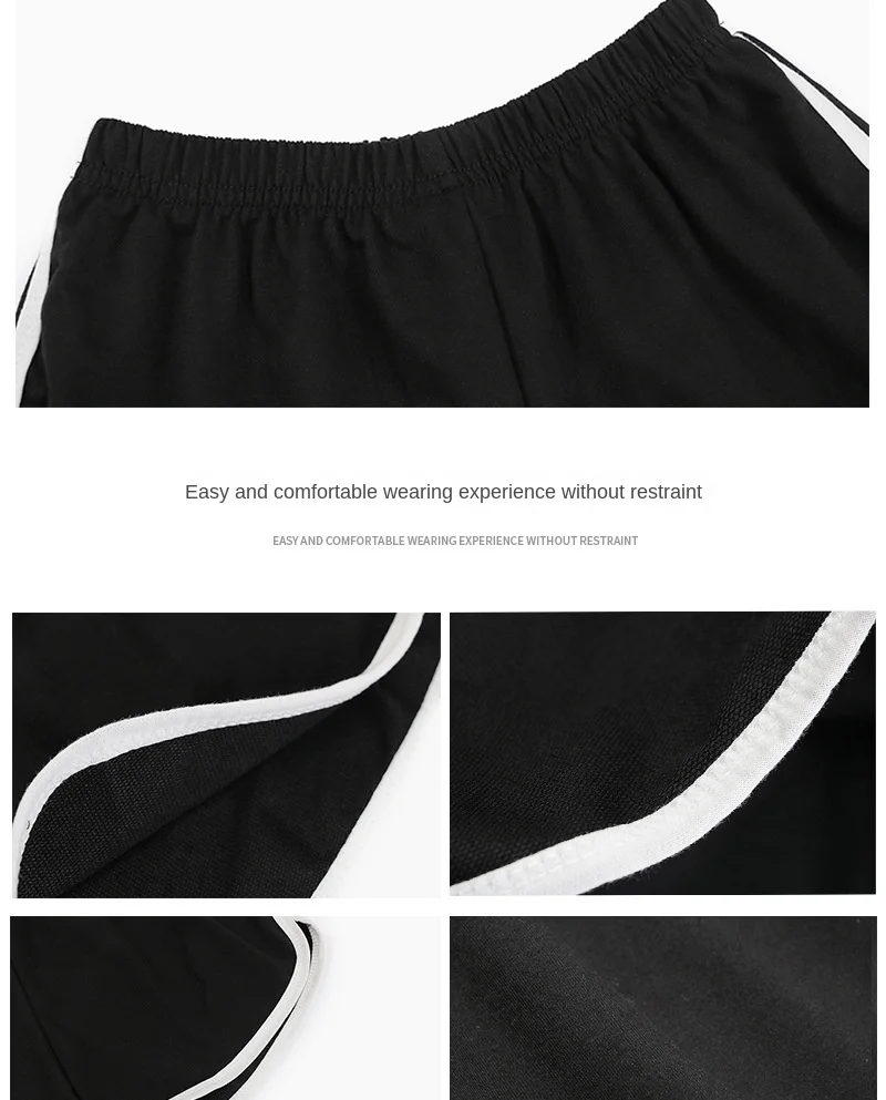 Elastic Shorts for Women, Loose Fitting, Quick Drying, Summer Thin Running, Fitness, Leisure, and Anti External Wear. Instagram