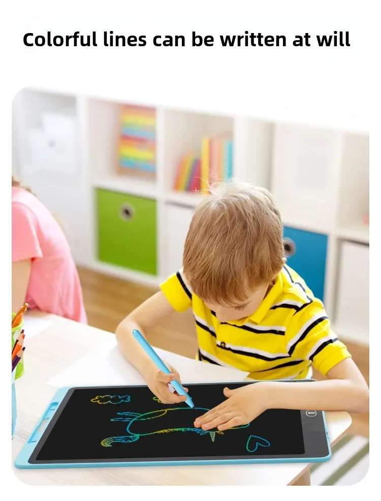 16/20inch LCD Drawing Board Writing Tablet Montessori Learning Educational Toys Kids Large Graffiti Magic Handwriting Blackboard