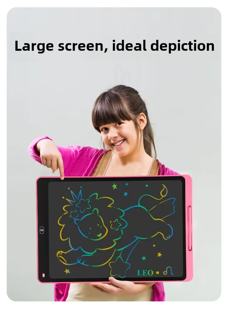 16/20inch LCD Drawing Board Writing Tablet Montessori Learning Educational Toys Kids Large Graffiti Magic Handwriting Blackboard