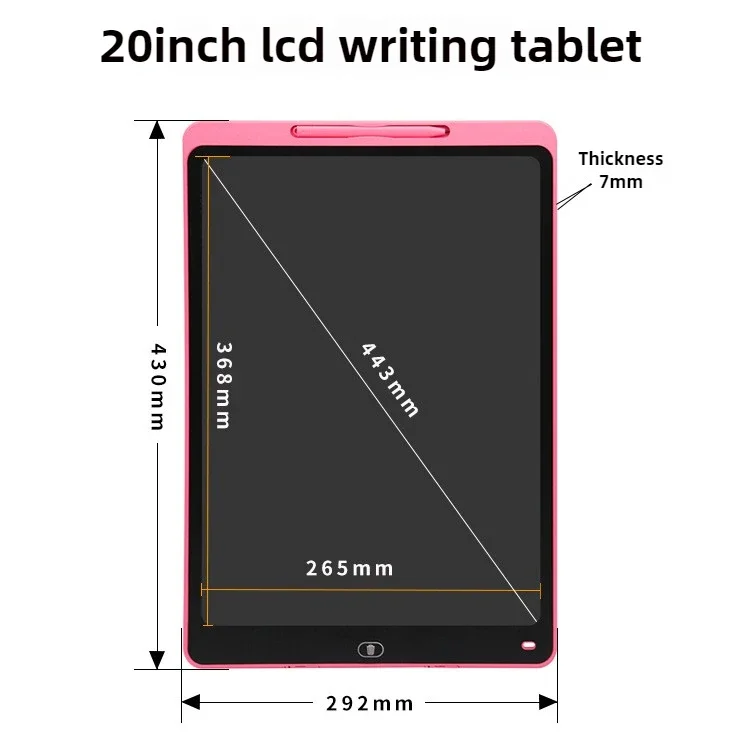 16/20inch LCD Drawing Board Writing Tablet Montessori Learning Educational Toys Kids Large Graffiti Magic Handwriting Blackboard