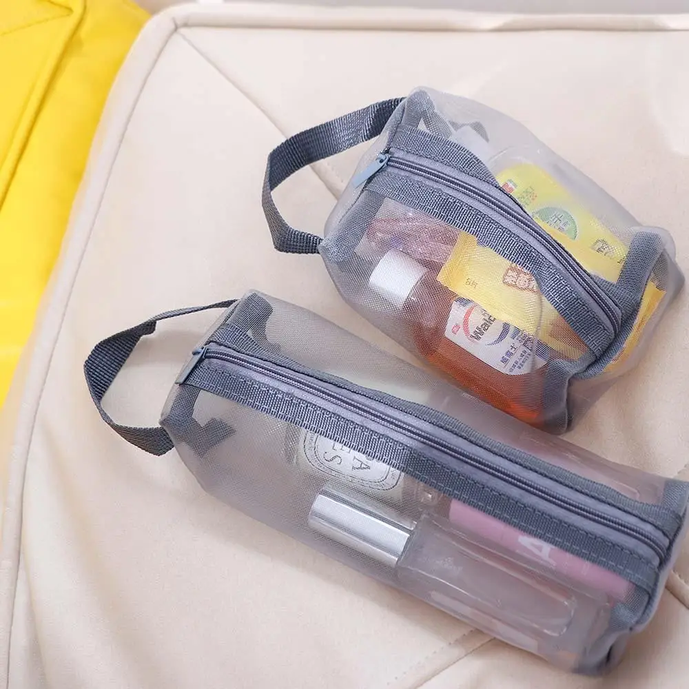 Bag Toiletry Bag Large Capacity Fashion Handbag Skin Care Storage Bag Women Cosmetic Bag Korean Storage Bag Zipper Makeup Bag