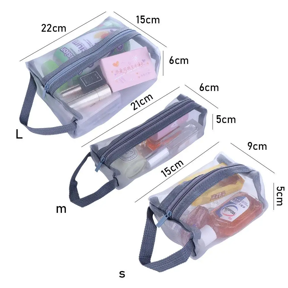 Bag Toiletry Bag Large Capacity Fashion Handbag Skin Care Storage Bag Women Cosmetic Bag Korean Storage Bag Zipper Makeup Bag