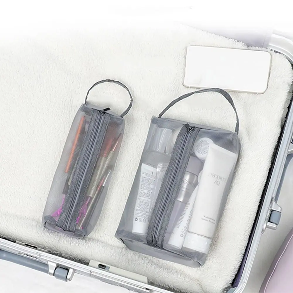 Bag Toiletry Bag Large Capacity Fashion Handbag Skin Care Storage Bag Women Cosmetic Bag Korean Storage Bag Zipper Makeup Bag