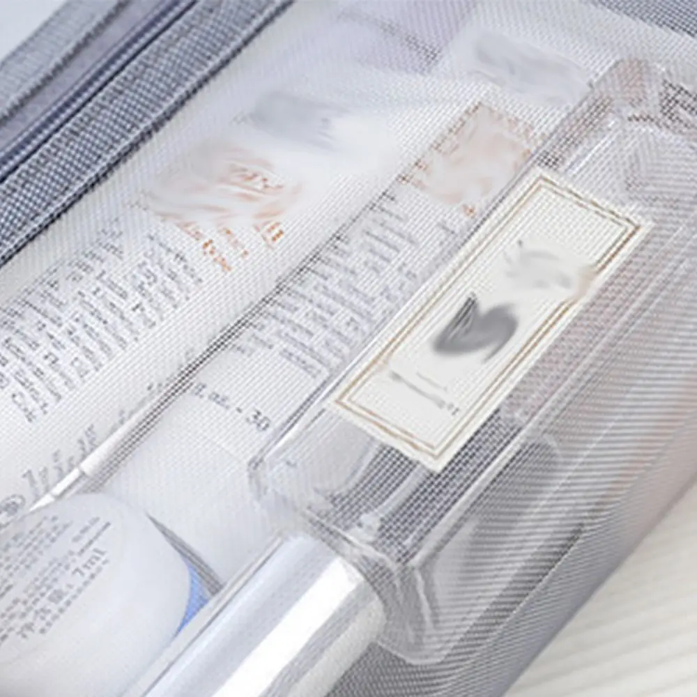Bag Toiletry Bag Large Capacity Fashion Handbag Skin Care Storage Bag Women Cosmetic Bag Korean Storage Bag Zipper Makeup Bag