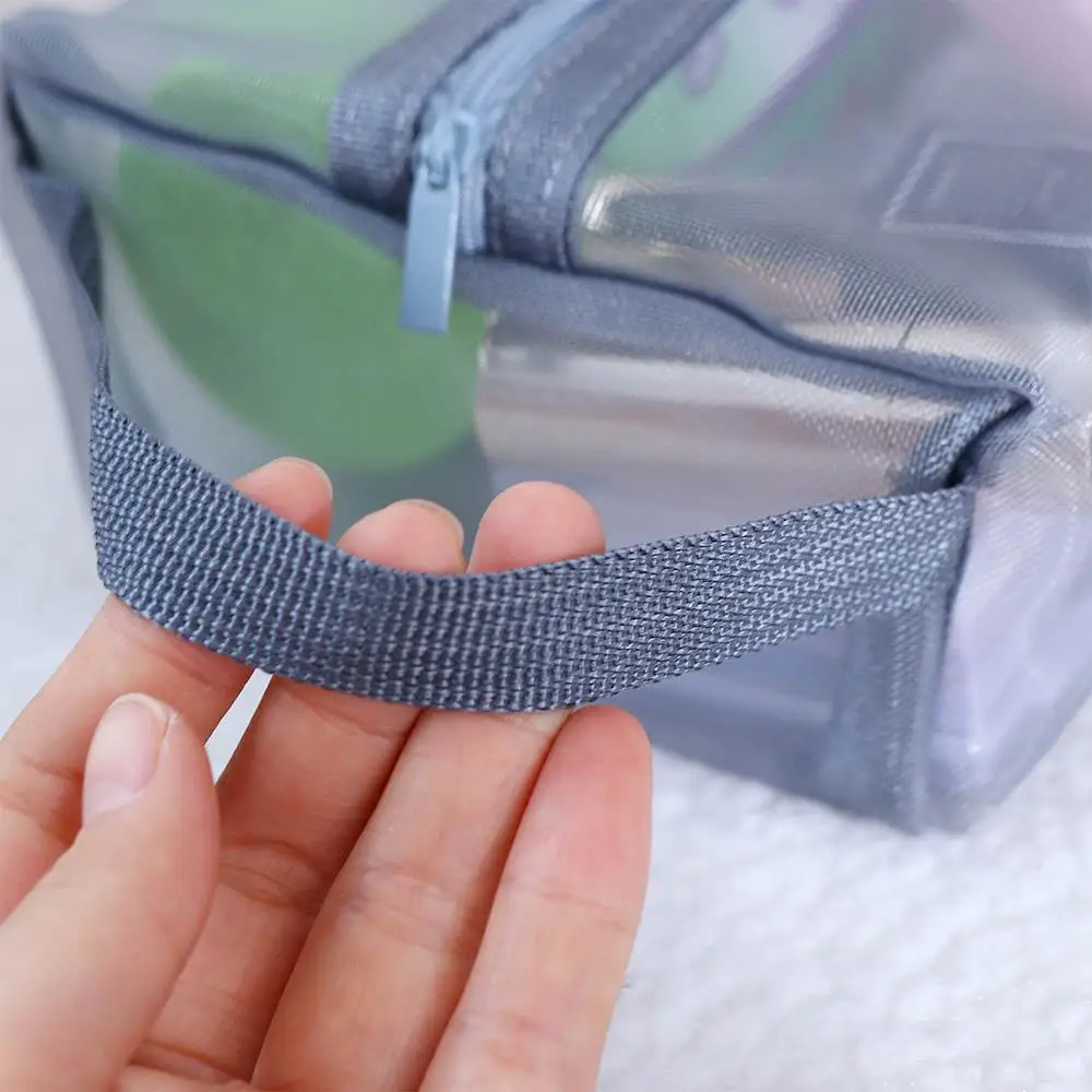 Bag Toiletry Bag Large Capacity Fashion Handbag Skin Care Storage Bag Women Cosmetic Bag Korean Storage Bag Zipper Makeup Bag