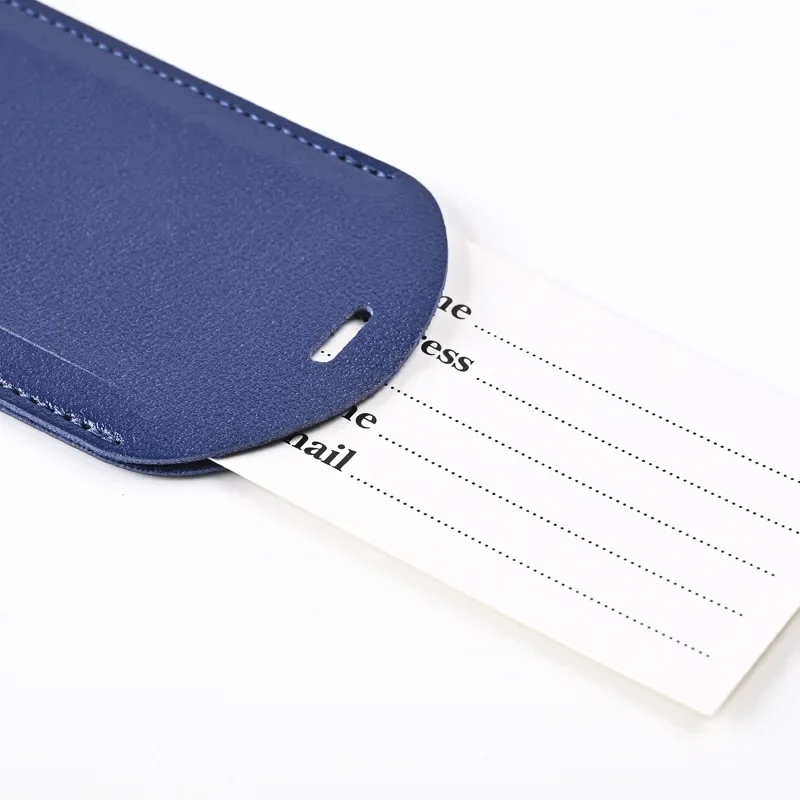 1pc Thicken PU Hot Stamping Aircraft Boarding Pass Luggage Tag Suitcase Name Label Travel Tags Luggage Tags Travel Accessories