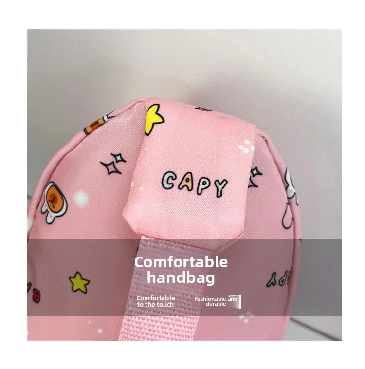 Cute Capybara Shoulder Bag Mini Storage Bag Cartoon Chest Bag Home Decoration Messenger Bag Coin Purse for Kids
