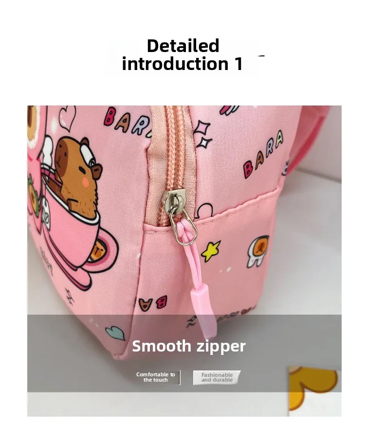 Cute Capybara Shoulder Bag Mini Storage Bag Cartoon Chest Bag Home Decoration Messenger Bag Coin Purse for Kids