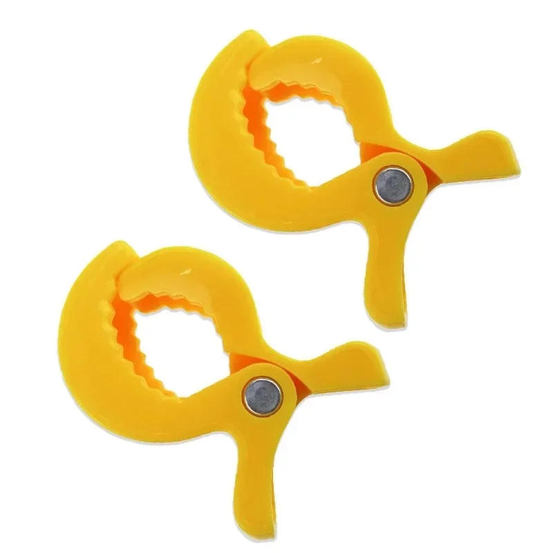 2/4PCS Baby Stroller Clamp Alligator Clip Pram Peg Portable Stroller Hook Baby Car Seat Clips Toddler Baby Stroller Accessories