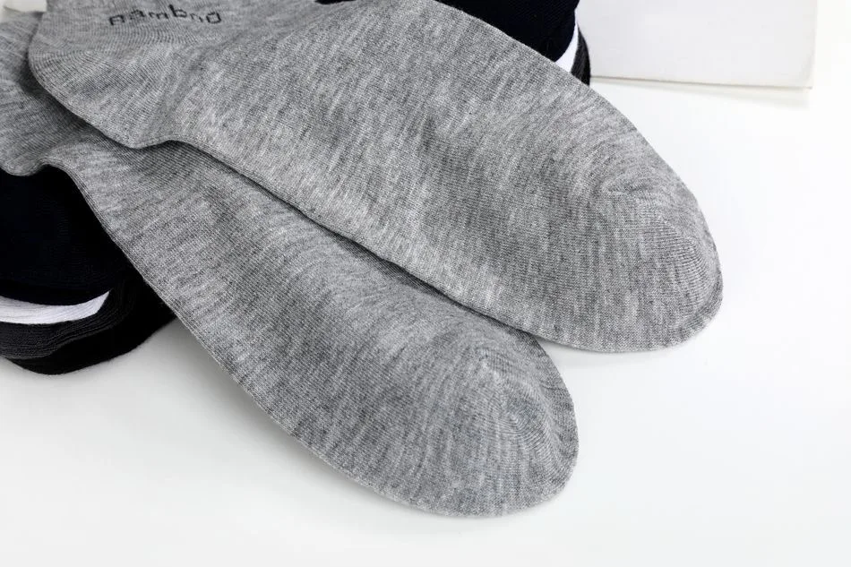5Pairs/Lot Men's Bamboo Fiber Socks High Quality Business Casual Comfort Breathable Anti-bacterial Deodorant Men's Ankle Socks