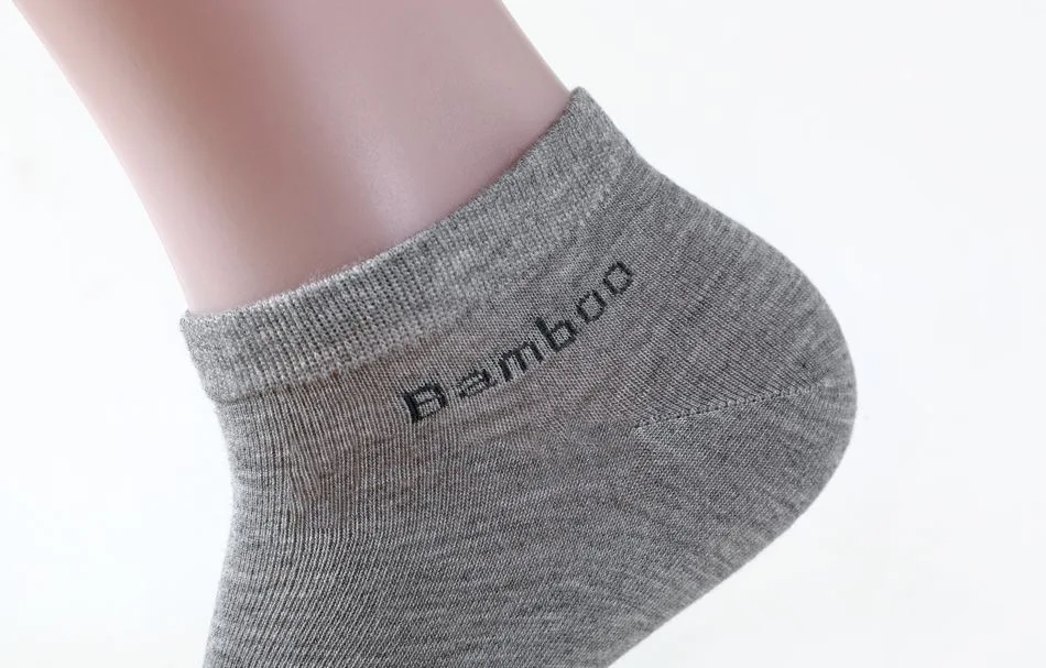 5Pairs/Lot Men's Bamboo Fiber Socks High Quality Business Casual Comfort Breathable Anti-bacterial Deodorant Men's Ankle Socks