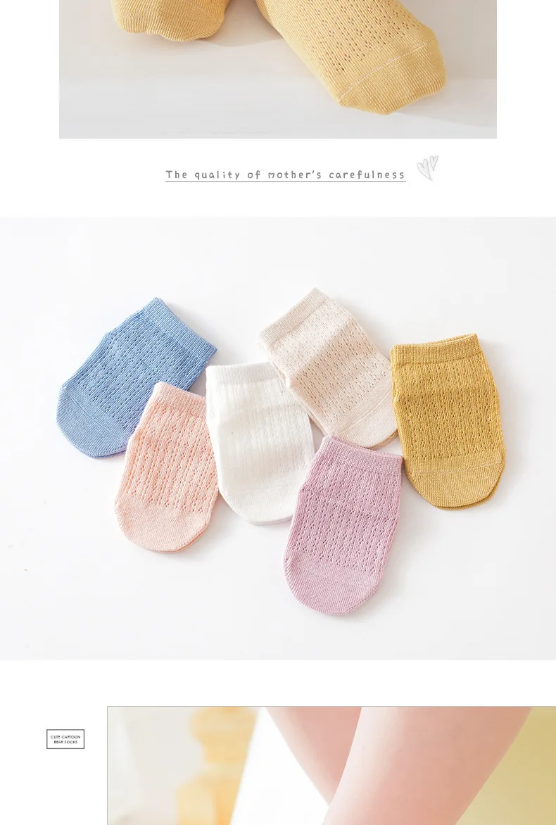 6Pairs/Lot Toddler Kid Girls Sock Korean Rabbit Print Babys Girls Anti-slipping Socks Soft Breathable Indor Non-slip Floor Socks