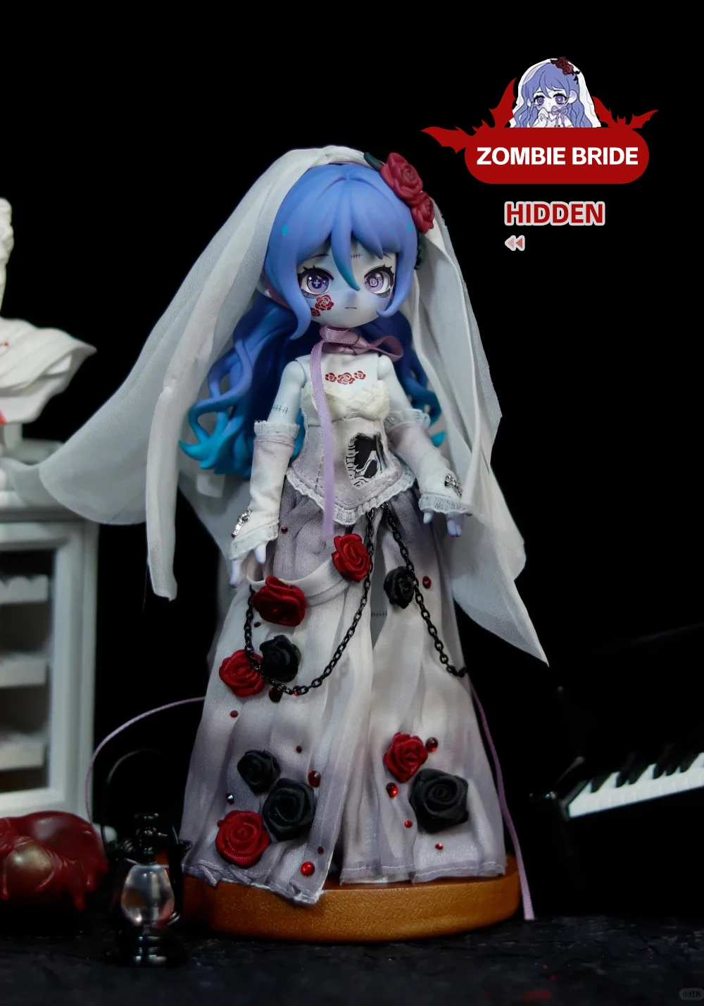 In Stock Nyssa Eerie Nightmare Series 1/12 Bjd Movable joint doll Blind Box Mystery Box Kawaii Action Anime Figure Toys Gift