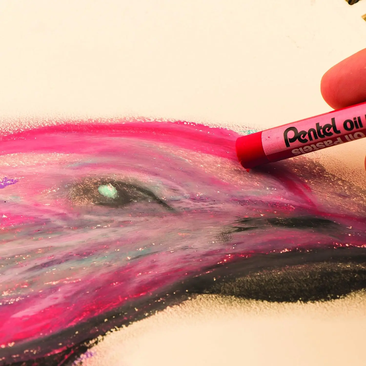 Pentel Arts Oil Pastel Set 6/12/25/50 Assorted Colors Brilliant Pastels Apply Smoothly and Blend Easily for Subtle Shades PHN