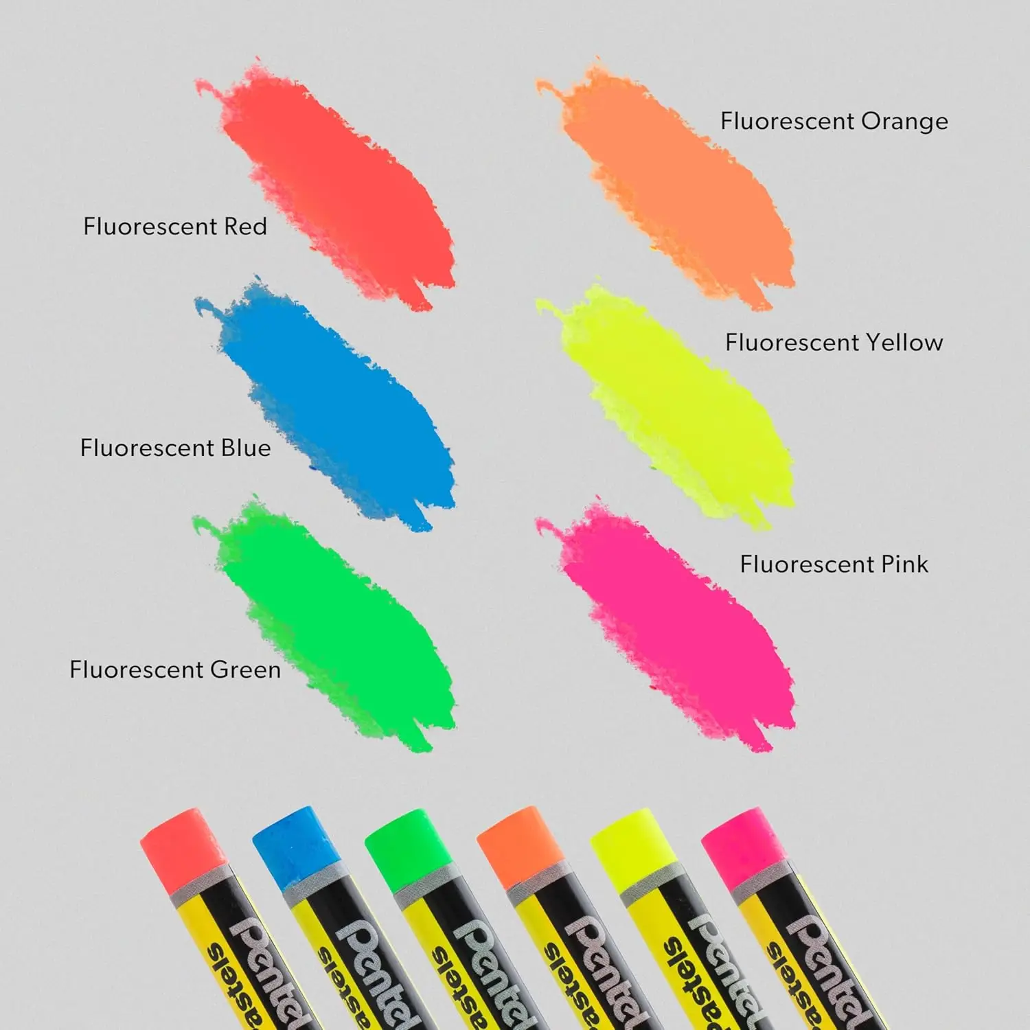 Pentel Arts Oil Pastel Set 6/12/25/50 Assorted Colors Brilliant Pastels Apply Smoothly and Blend Easily for Subtle Shades PHN