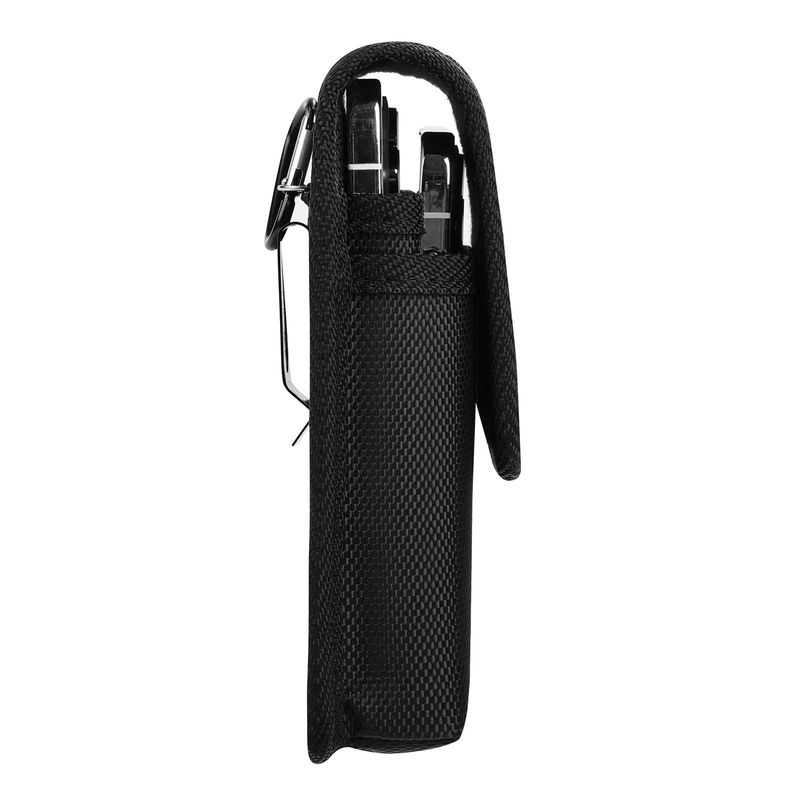 Men's Nylon Dual Pocket Cell Phone Belt Pouch Case - Durable, Outdoor Cell Phone Pouch Case