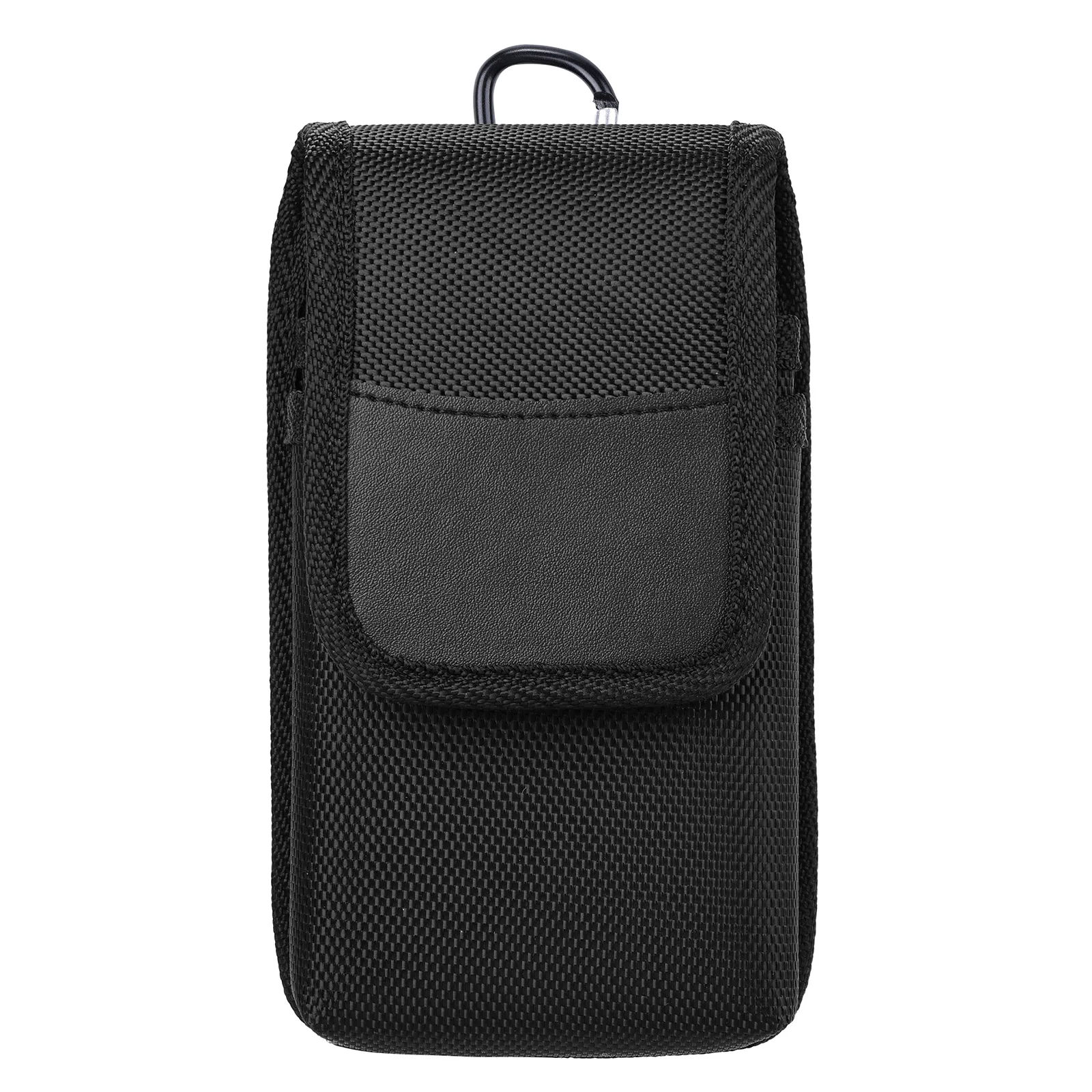 Men's Nylon Dual Pocket Cell Phone Belt Pouch Case - Durable, Outdoor Cell Phone Pouch Case