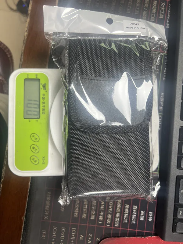 Men's Nylon Dual Pocket Cell Phone Belt Pouch Case - Durable, Outdoor Cell Phone Pouch Case