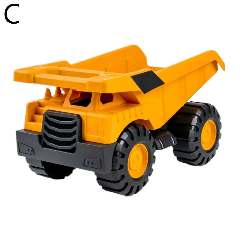 Inertial Driving Construction Truck Toy Beach Digger Bulldozer Tipper Early Education Construction Vehicles Toys Kids Toys