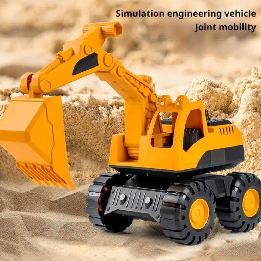 Inertial Driving Construction Truck Toy Beach Digger Bulldozer Tipper Early Education Construction Vehicles Toys Kids Toys